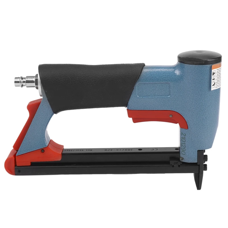 1/2 Inch Pneumatic Air Stapler Nailer Fine Tool For Furniture Blue 4-16Mm Woodworking Power To | Инструменты