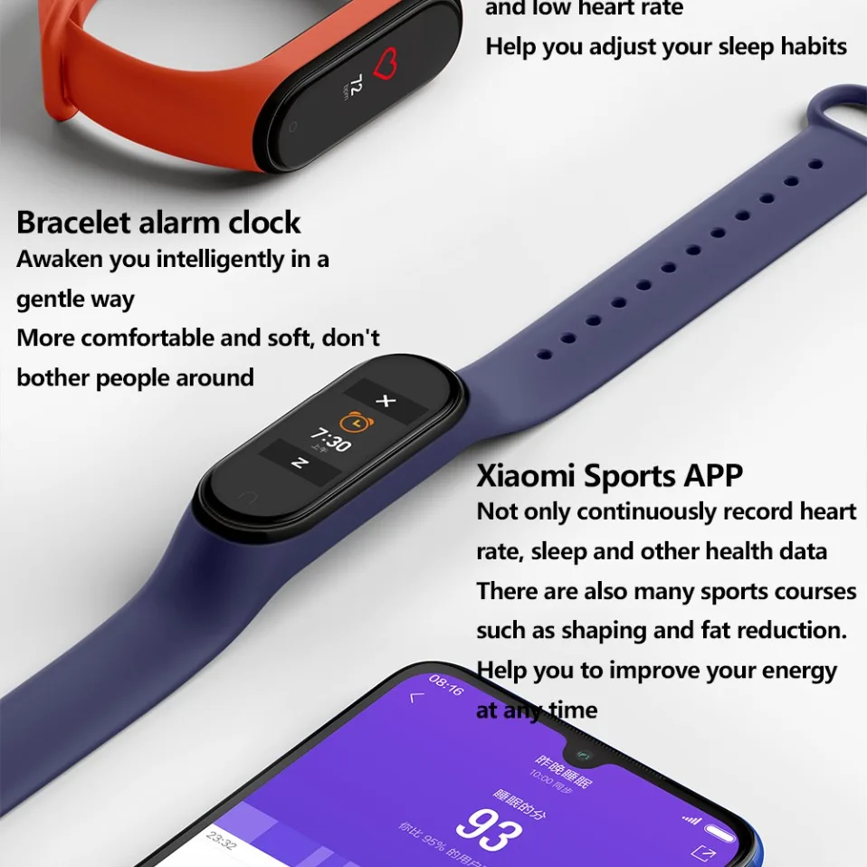Глобальная версия Xiaomi Mi Band 4 многоязычные умные часы 135 мАч Bluetooth 5,0 браслет