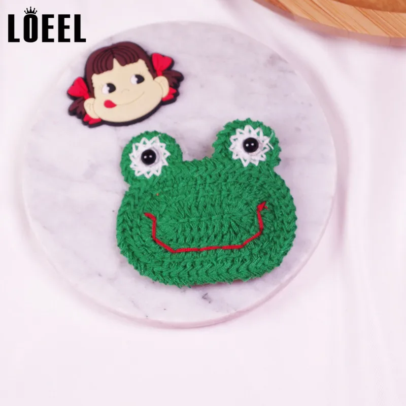 Новые милые заколки для волос с животными креативные вязаные ручной работы