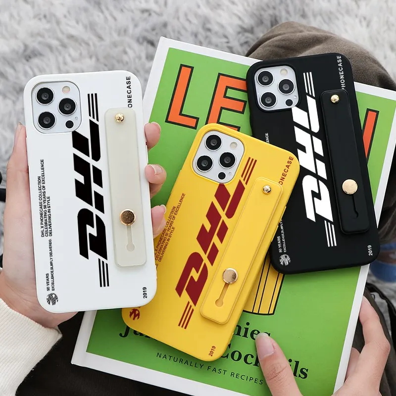 Модный чехол с ремешком на запястье DHL Express для Samsung Galaxy S8 S9 S10 S10e S21 S20 FE Note 20 Ultra 10 9 8