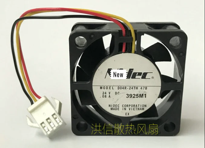 

for Nidec D04R-24TH 47B Server Cooling Fan DC 24V 0.08A 40x40x15mm 3-wire