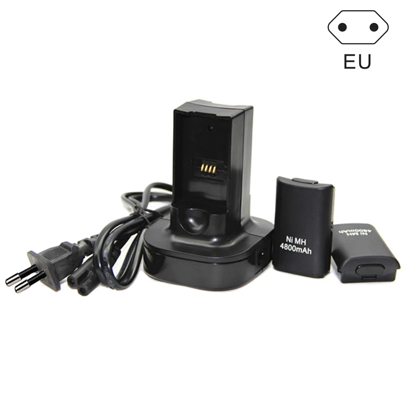 Зарядная база зарядная станция Док с 2 перезаряжаемыми батареями для контроллера