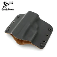 gunflower glock 192333 owb kydex holster leather outside with belt loop concealment pistol case pouch
