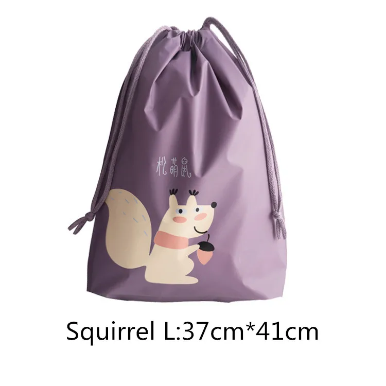 Squirrel L 1 шт. гидроизоляционные Мультяшные животные для новорожденных, украшения в спальню, напечатанные кровати, сумки-бампер, одежда для детей, игрушки, органайзер, бампер в кроватку - Цвет: Squirrel L