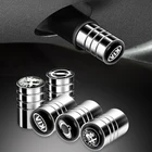 Новые клапаны для автомобильных шин, 4 шт., аксессуары для Nissan Juke Tiida Teana GTR 350Z 370Z 240SX Qashqai ALTIMA, значки с логотипом