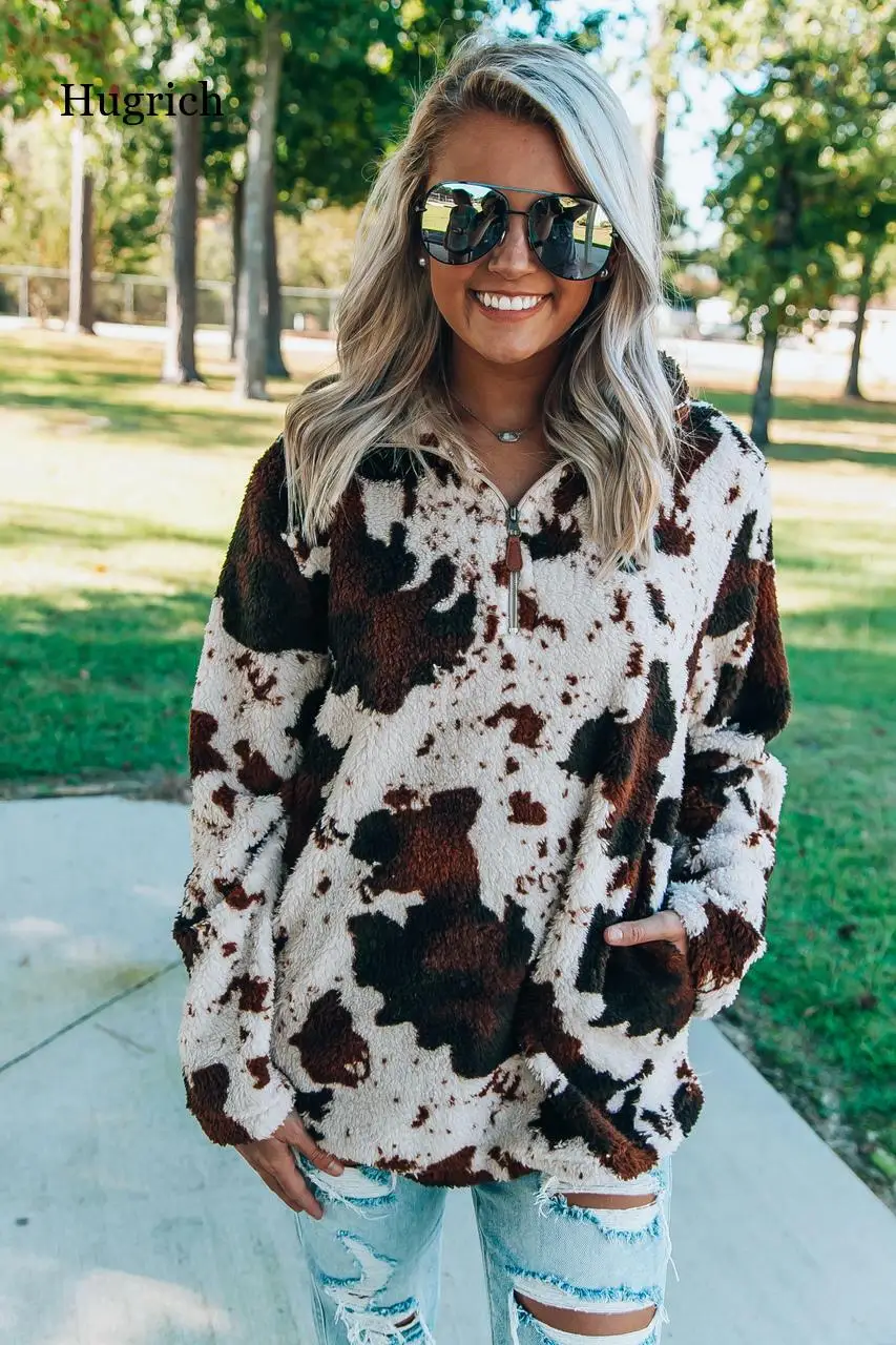 

Женский пуловер из шерсти, женский зимний свободный свитер, женский джемпер, модный флисовый пуловер большого размера