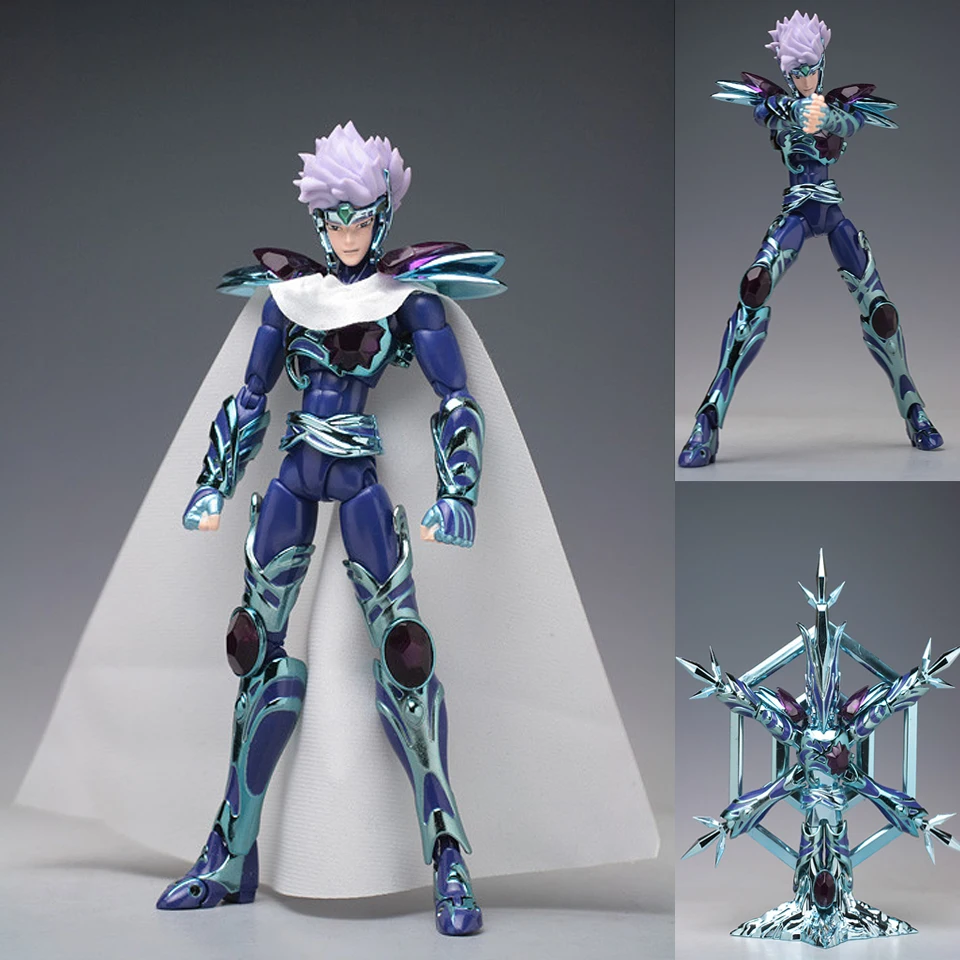 Оригинальная фигурка Tronzo banbai Saint Seiya Animation Octans из ПВХ серебристый ткани