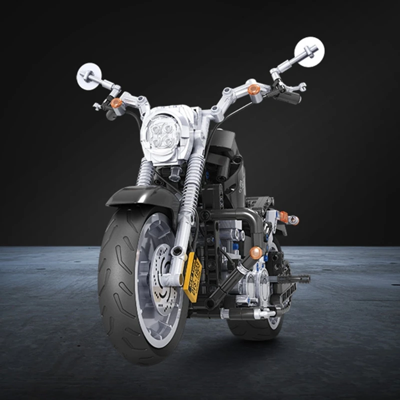 

High-drilled Education Building Motorcycle Kits, Motorbikes Construction Particles Set for Scooter Lovers