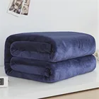 Однотонное Флисовое одеяло C1126, для гостиной, спальни, кондиционера, для кровати, дивана, постельного белья, мягкое теплое флисовое покрывало