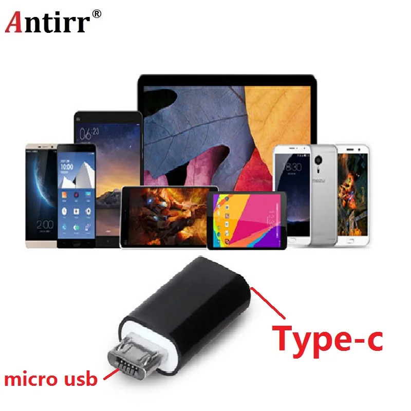 Разъемом type-C для micro-USB штекер адаптера кабеля USB-C к micro USB конвертер данных кабель