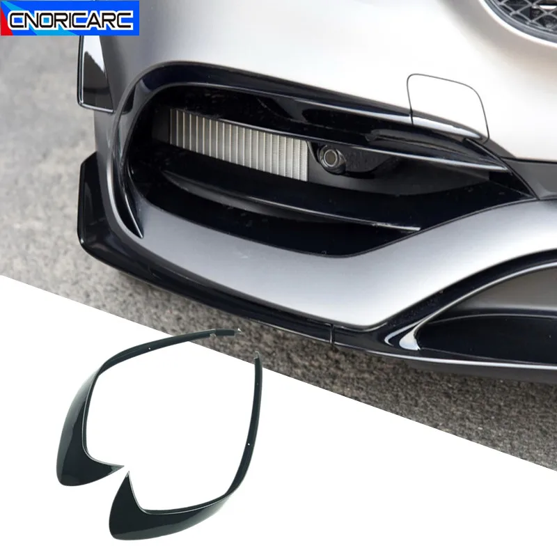 

Автомобильная противотуманная фара воздушный разделитель обшивки ножа спойлер крыло декоративная наклейка для Mercedes Benz A Class W176 A45 2016-18 модиф...