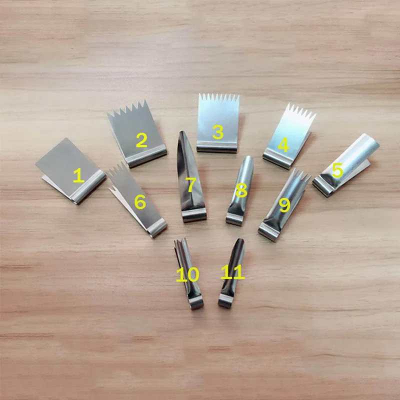 11 Styles Walnut Cake Molds Decorating Tools Stainless Steel Clips Baking Bread Dessert Pastry Decoration Peanut Mold | Дом и сад