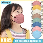 Маскарадные маски Morandi colors ffp2 homologadas Kids KN95, маскарадные маски fpp2 для детей 3-12 лет, ffp2mask ce FP2 FFPP2 Maske