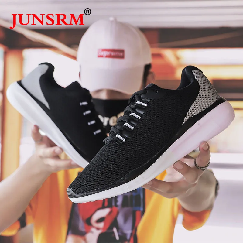 2019 новые кроссовки мужские дышащие сетчатые удобные спортивные плоские