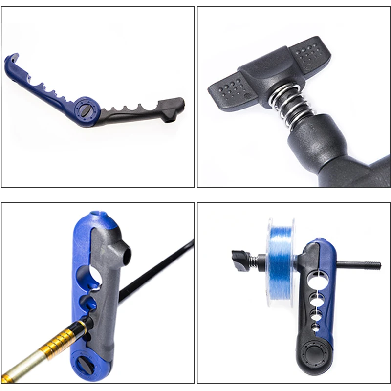 Портативная катушка для лески универсальная рыболовная удочка спиннинга