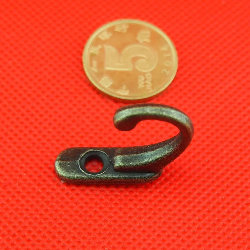10/1 шт. антикварные крючки маленькая настенная вешалка пряжка застежка крючок с