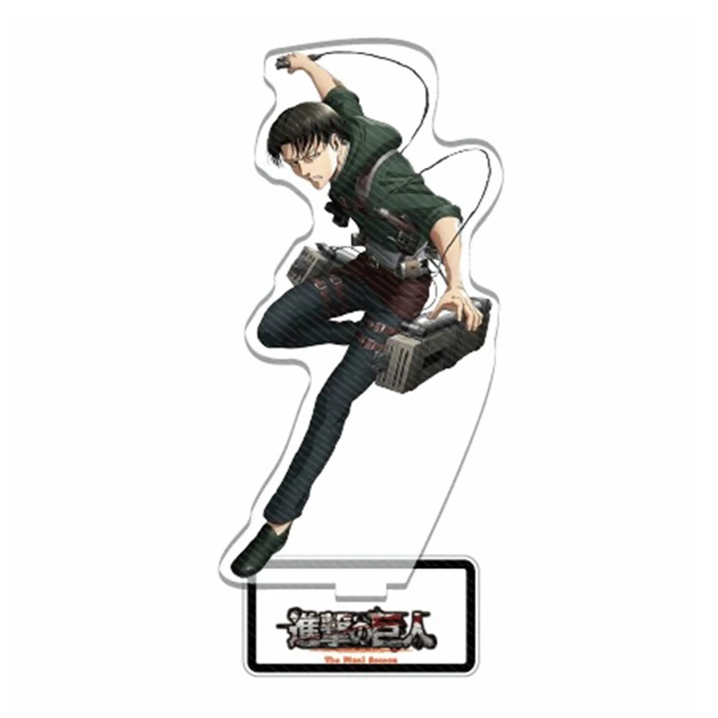 

Shingeki no Kyojin Acrylic Stand Toys Attack on Titan AOT Mikasa Eren Armin Levi Erwin Action Figure Doll