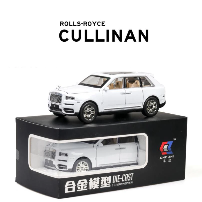 1:24 игрушечный автомобиль отличного качества Rolls-Royce Cullinan Металлический Игрушечный Автомобиль литой автомобиль и игрушечный транспорт Модель автомобиля игрушки для детей