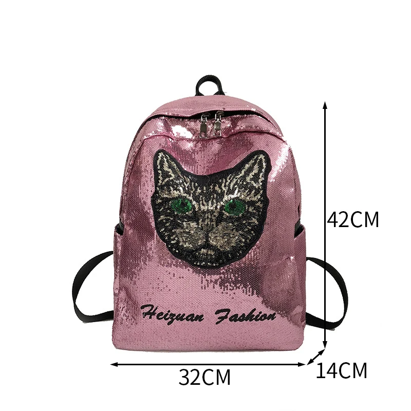 EXCELSIOR стильный рюкзак с пайетками милый мультфильм школьные сумки для