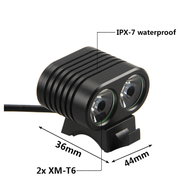 

Bicycle Bike Light Front Rainproof Bike Headlight Headlamp LED 8000 Lumen MTB Aluminum Front Lamp Flashlight Bicycle Accessories