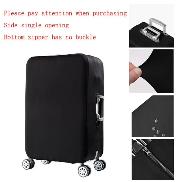 Travel luggage Suitcase Protective Cover Trolley luggage Bag Cover Men Women Thick Elastic Travel Case Cover Travel Accessories - Цвет: 15