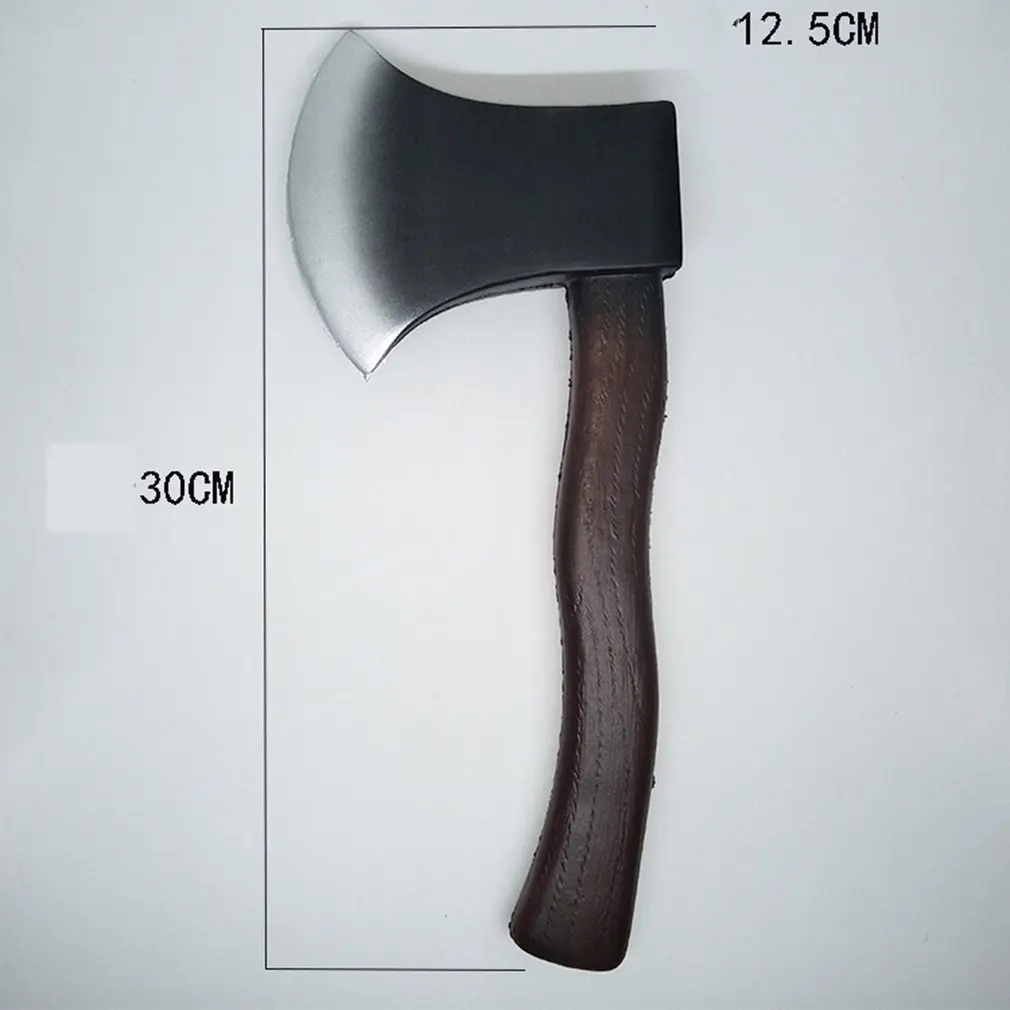 

Hot Exquisite Mini Ax Performance Props Axe Toy Axes Single Long Axes Fake An Axe Children Toy For Child Gift Kids