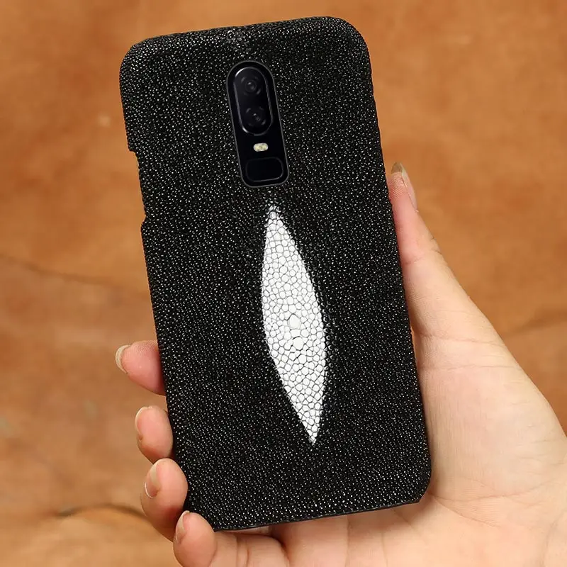 Натуральный кожаный чехол для телефона с жемчужной рыбкой Oneplus 6T 5T 6 7T 8 Pro 9 9R one plus 7