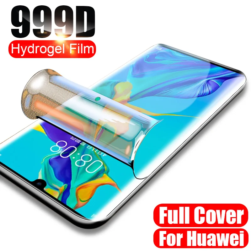 Защитная гидрогелевая пленка для экрана Huawei Honor Play 6A 6X 7X 7A 7C 6C|Защитные стёкла и