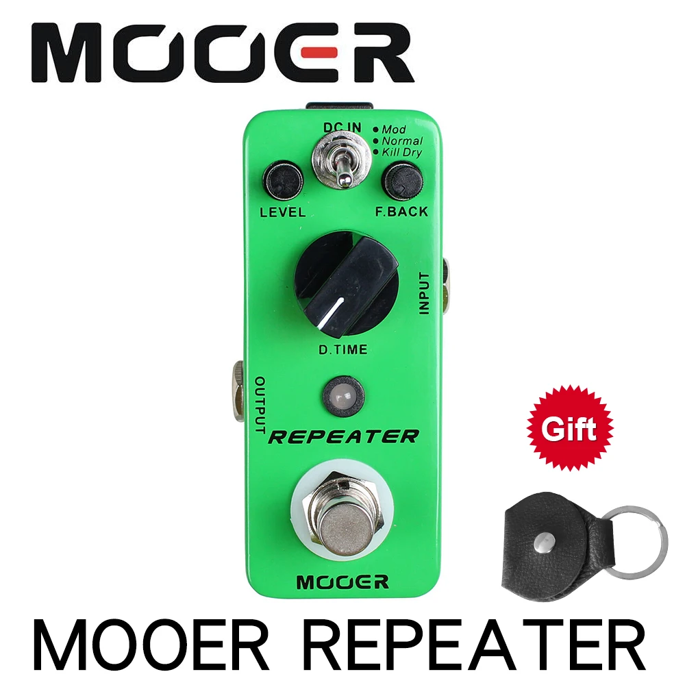 MOOER MDL1 ретранслятор цифровая педаль задержки 3 режима работы: