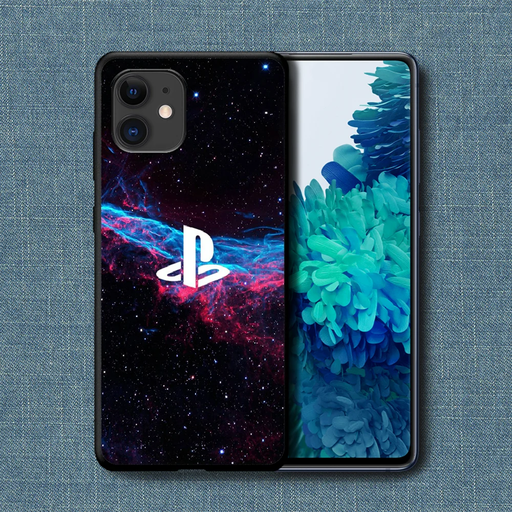 

PlayStation 5 PS Phone Case For iPhone 4 4s 5 5S SE 5C 6 6S 7 8 Plus X XS XR 11 12 Mini Pro Max 2020 black Prime 3D Cover Trend