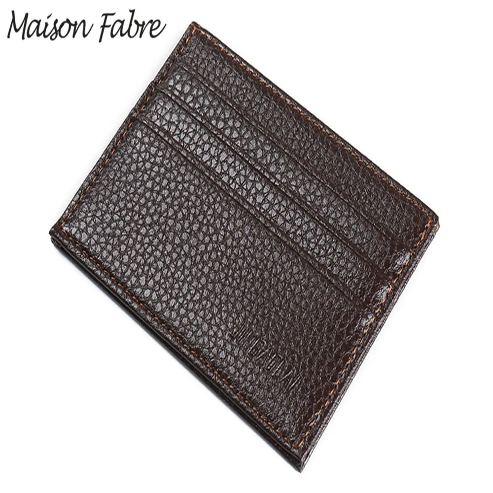 Мужской деловой кошелек с отделением для кредитных карт винтажный тонкий
