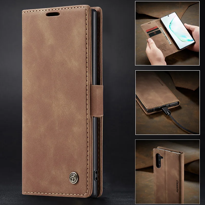 CaseMe откидной Чехол для Samsung Galaxy Note 20 10 S20 S21 Note20 Ultra S10 S9 Plus роскошный кожаный