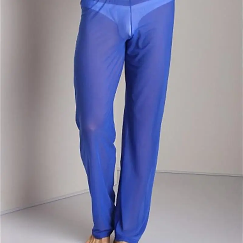 Мужские пижамные штаны с заниженной талией для сна дышащие новые мужские