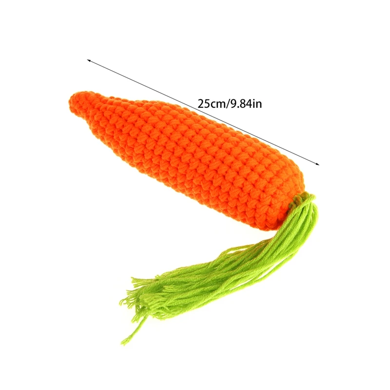

57EE Newborns Baby Photography Props Girls Boys Carrot Crochet Kids Photo Accessories