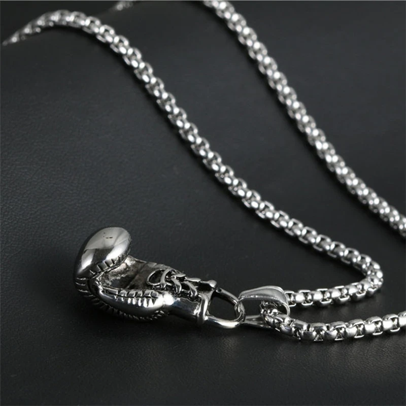 Ожерелье в виде мини боксерской перчатки цепочка пара боксерских перчаток