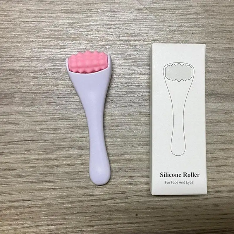 

Natural Eye Massager Roller Face Massager Silicone Skin Tools Massage Care Roller Scraper Skin Cleanser Care G0O4