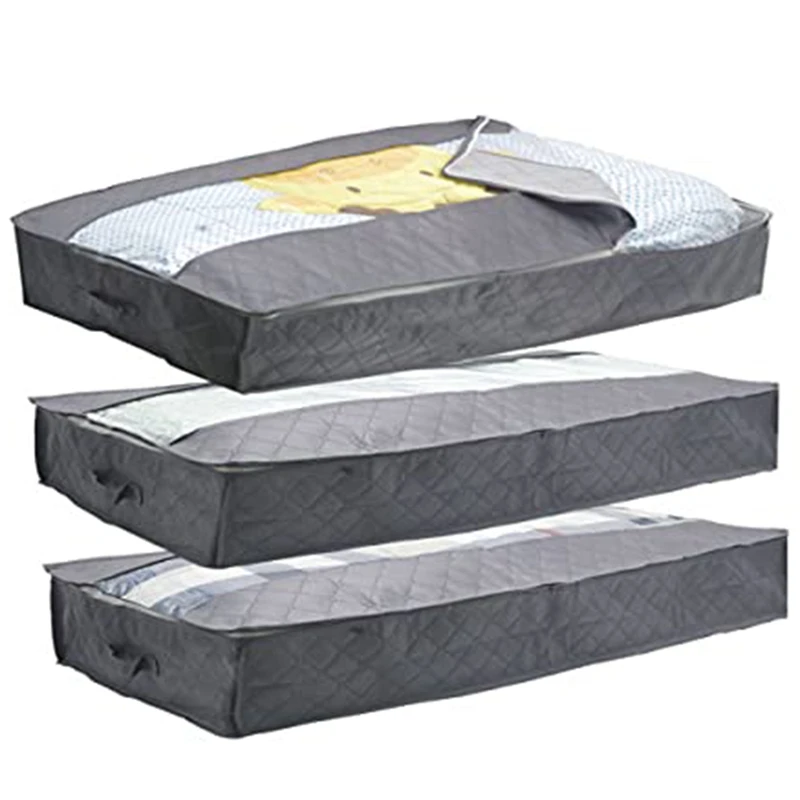 

Storage Bed Box Clothes Storage Bed Box for Duvets, Clothes Bedding Blankets Pillows Quilts