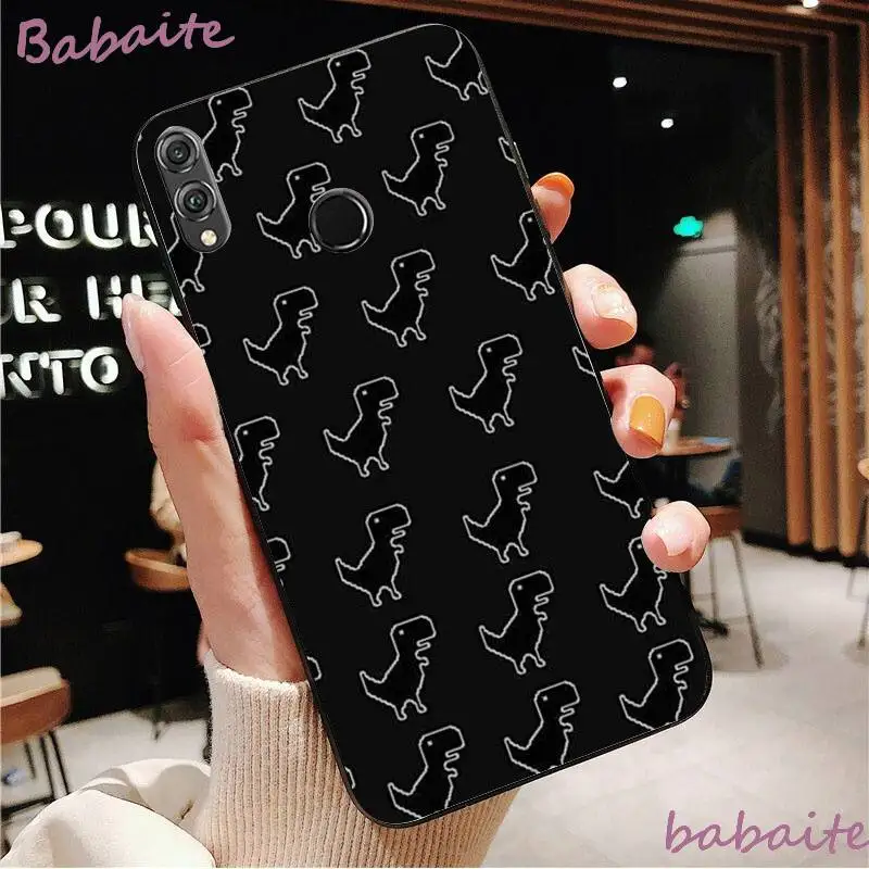 

Babaite cute Little Dinosaur Novelty Fundas Phone Case Cover for HuaweiY9 2018 HONOR 8 8X 9 9LITE View 9 10 honor 10 20 lite