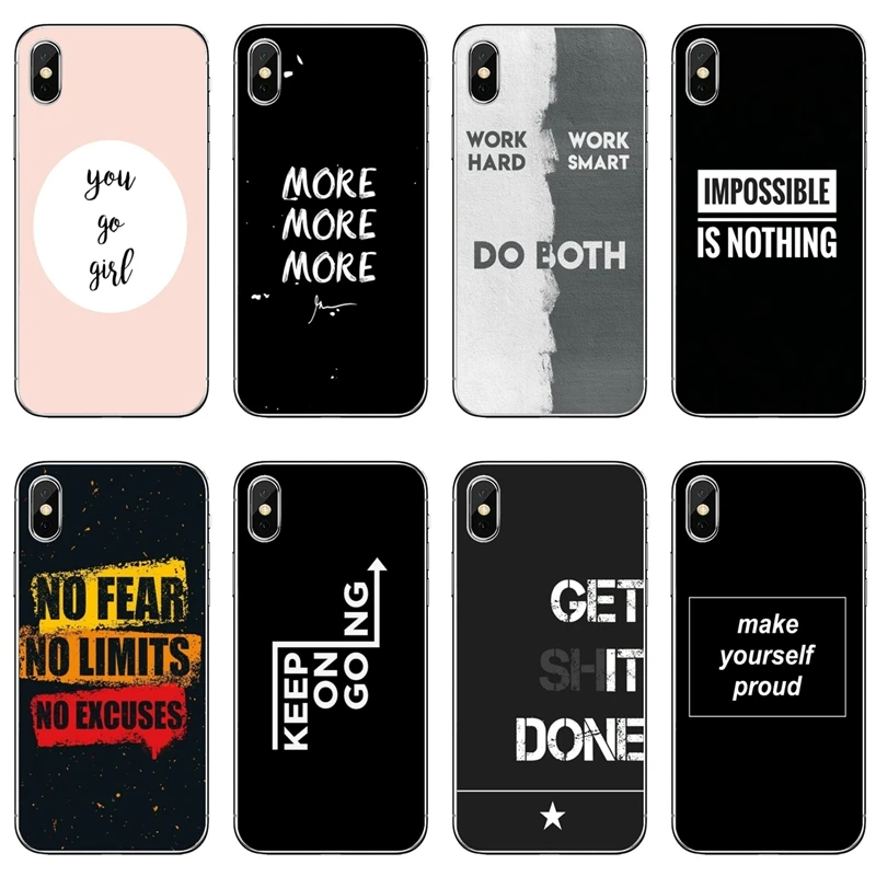 Аксессуары чехол для телефона iPhone 11 Pro XS Max XR X 8 7 6 6S Plus 5 SE 4 iPod Touch maxim мотивационный