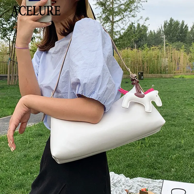 

ACELURE Soft PU Leather Ladies Simple Style Small Handbags Aldies Female Crossbody Messenger Bag for Women Shoulder Bag Mochilas