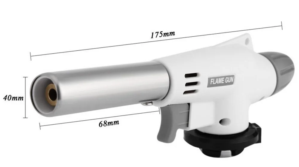 

Camping Baking Barbecue Gas Torch Welding Lighter Kitchen Fire Maker Butane Gas Burner Flame Metal Flame Gun Lighter Outdoor