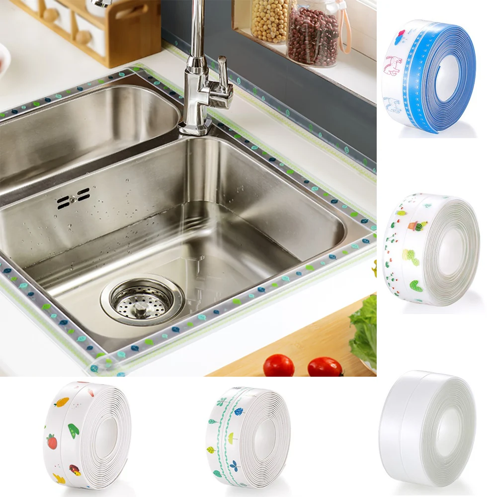 Кухня лента раковина Водонепроницаемый масло водостойкая Лента наклейки