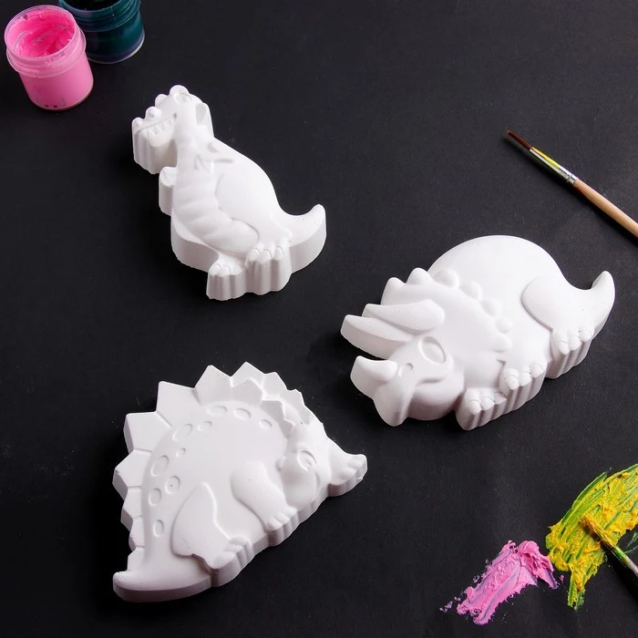 Фигура-раскраска &quotДинозаврики&quot набор 3 шт 1700993 | Игрушки и хобби