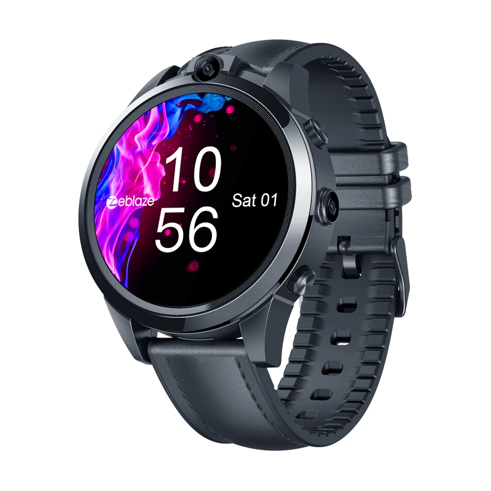 Смарт-часы Zeblaze THOR 5 PRO, 3 Гб ОЗУ+ 32 Гб ПЗУ, 5.0MP Две камеры, фитнес-трекер, монитор сердечного ритма, 4G, умные часы