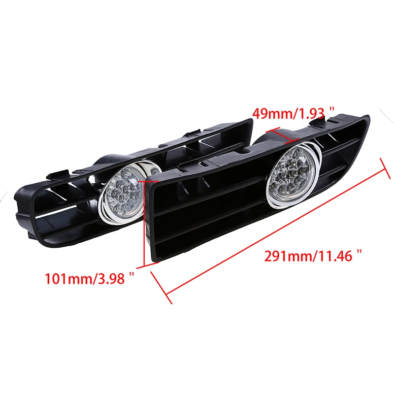 POSSBAY галогенные/светодиодный передний бампер автомобиля туман светильник для VW