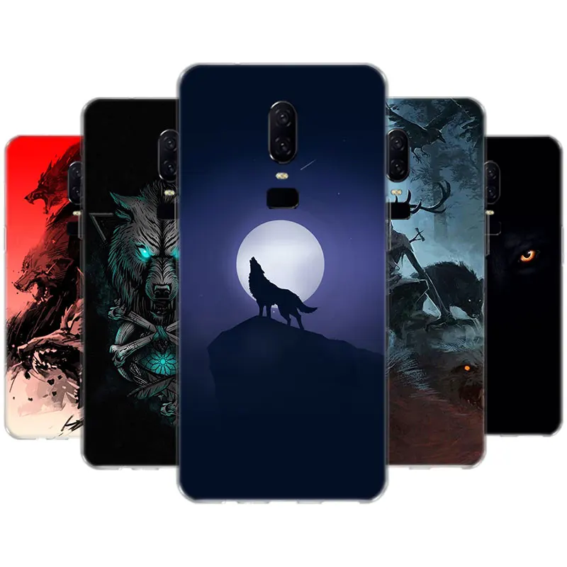 

Beast Wolf Backdrop Case For OnePLus One Plus 1+ 9R 9 8T Nord 8 lite 7T 7 Pro 6T 6 5T 5 Transparent Silicone Cover Coque