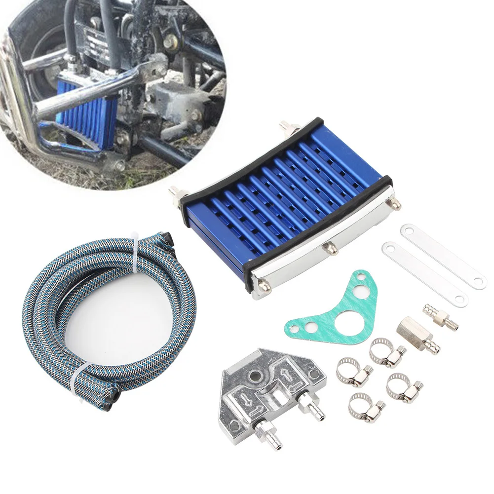 

Oil Cooler Cooling Radiator For 125cc 140cc 150cc Motorcycles Dirt Pit Bikes ATV Blue