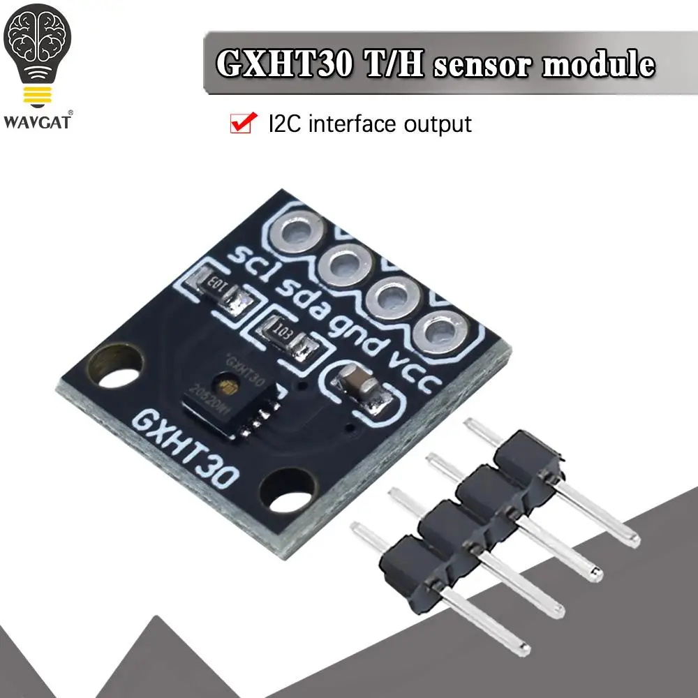 Модуль датчика температуры и влажности GXHT30 микроконтроллер IIC I2C совместимый с