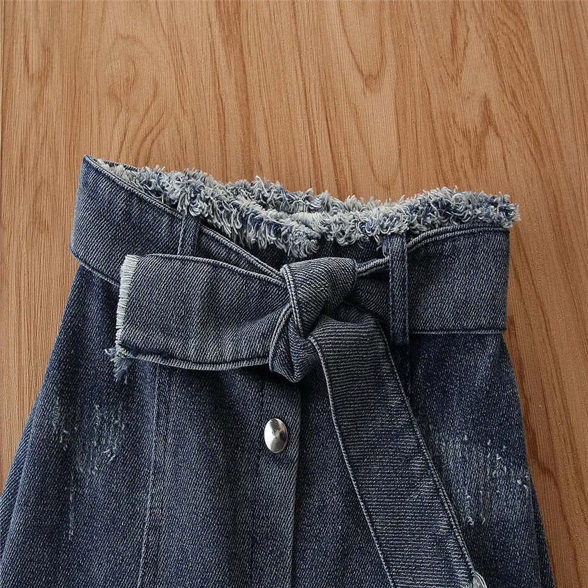 Новый летний комплект детской одежды одежда для малышей маленьких девочек