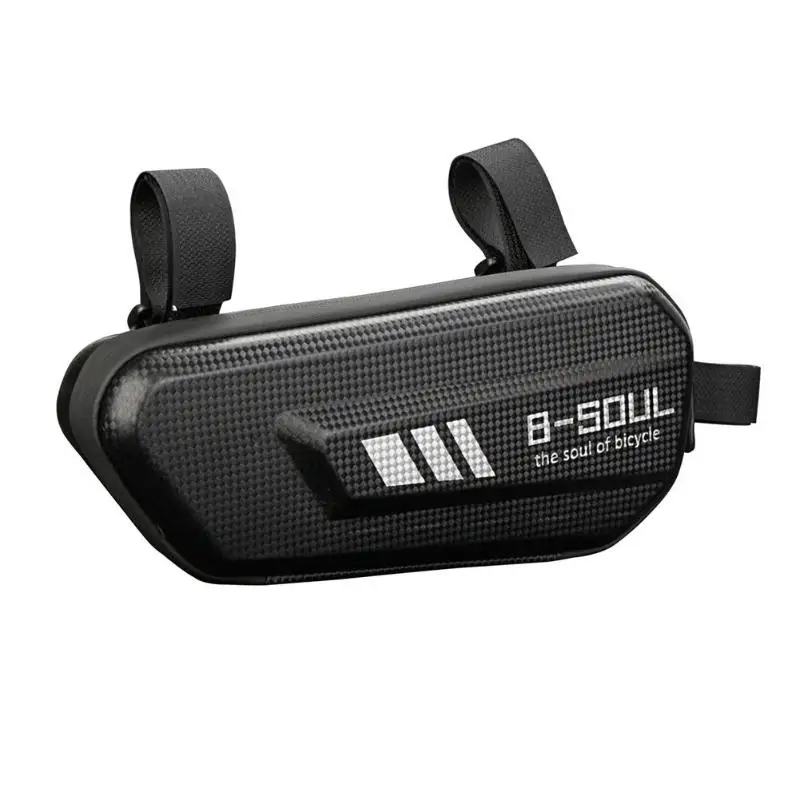 Велосипедная треугольная сумка износостойкая B-SOUL водонепроницаемая с жестким